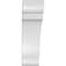 Ekena Millwork 3 1/2-in. W x 8-in. D x 12-in. H Olympic Architectural Grade PVC Knee Brace BRCP035X08X12OLY - alternate 3